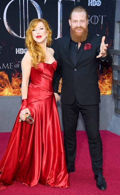 Gry Molvær Hivju, Kristofer Hivju, Game of Thrones Season 8 Premiere